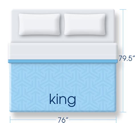 A king size mattress dimensions are 76 inches wide by 80 inches long, making it the key feature in any master bedroom. King Size & California King Size Mattress Dimensions ...