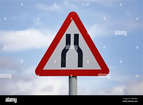 Advanced Warning Sign Hi Res Stock Photography And Images Alamy