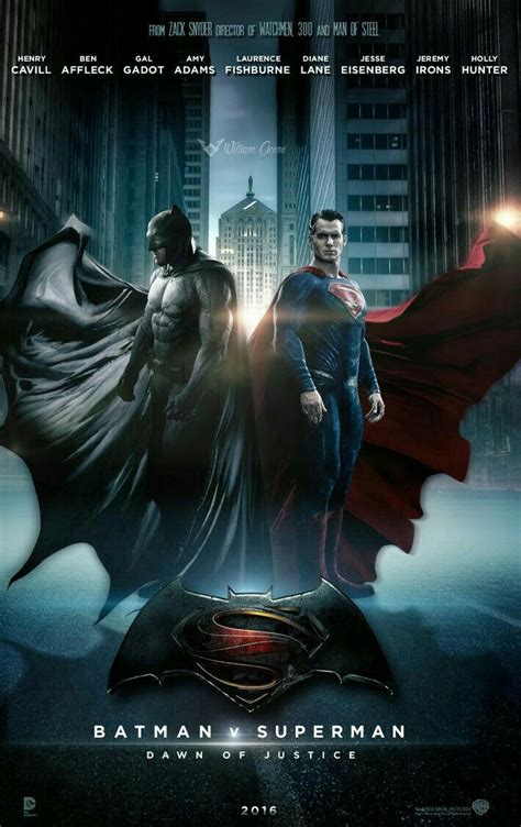 Batman Vs Superman Dawn Of Justice Movie Poster Batman Vs Superman