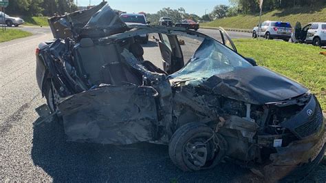 Driver taken to hospital after school bus crash in Hernando County