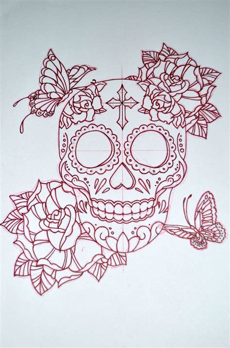 Sugar Skull Design By Avengedginge On Deviantart Artofit