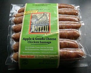 Johnsonville apple chicken sausage sweet and sour stir fryjohnsonville sausage. Apple Gouda Chicken Sausage from HEB | Nurtrition & Price