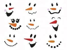 Want more free svg downloads all day, everyday? Snowman Faces SVG Digital Cutting File is perfect for ...