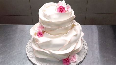 Most Beautiful Ruffle Wedding Cake How To Decorate By Cakes Stepbystep My Xxx Hot Girl