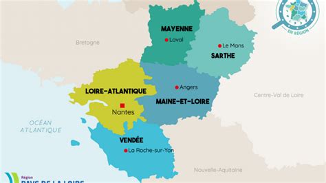 Région Pays De La Loire Carte Voyage Carte Plan
