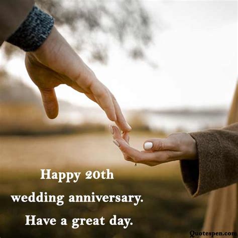 20th Wedding Anniversary Wishes Quotes With Images