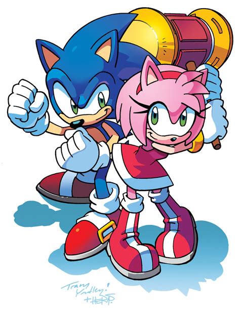 650 x 893 file type: Sonic and Amy (Coloring Commission) by herms85 on DeviantArt