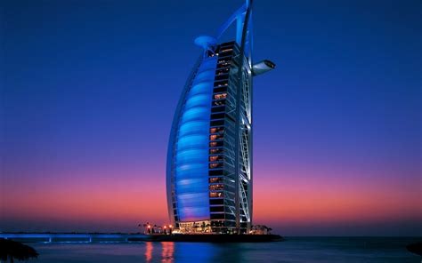 Burj Al Arab Hotel In Dubai At Night 1920x1200 Download
