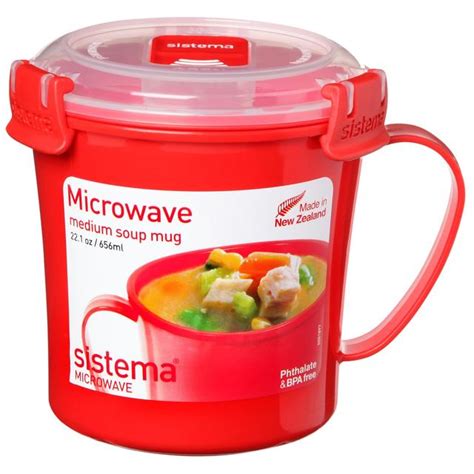 Buying guide for best microwavable heating pads size and shape options filler options other options to consider microwavable heating. Morrisons: Sistema Plastic Microwave Soup Mug 656ml, Red ...