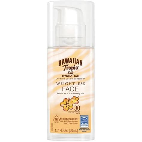 2 Pack Hawaiian Tropic Silk Hydration Face Lotion Sunscreen Spf 30 1
