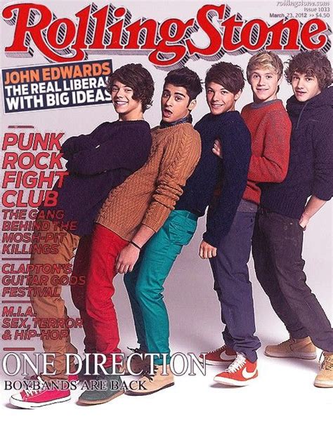 One Direction On The Cover Of The March 2012 Issue Of Rolling Stones