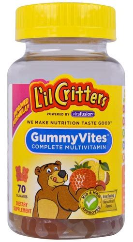 Lil Critters Gummy Vites Complete Multivitamin 70 Gummies Mercado Libre
