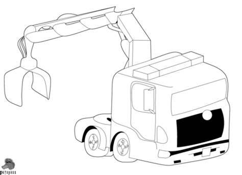 Construction machine color boy truck coloring page simple cement mixer lofty. Truck with Crane coloring page | Free Printable Coloring Pages
