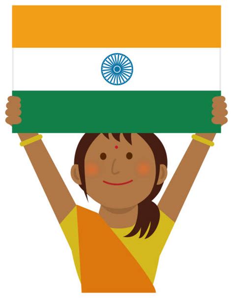 Indian Flags Clip Art Illustrations Royalty Free Vector Graphics