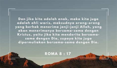 Renungan Roma 8 Ayat 17