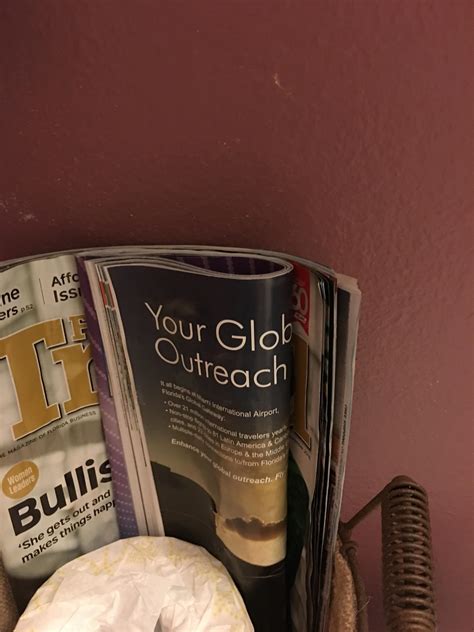 I Think The Magazine In My Bathroom Is Trying To Tell Me