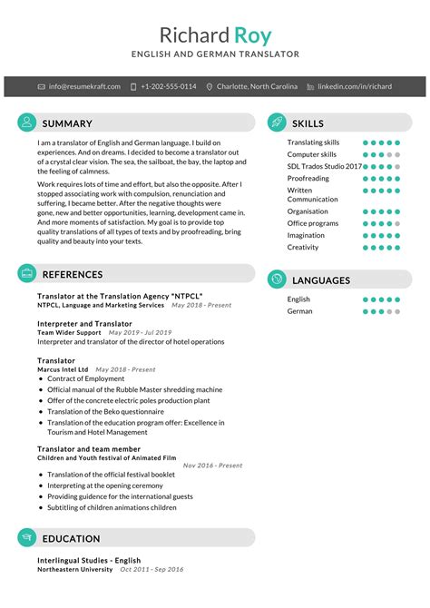 Dialects often intersect with languages of different sorts in a in latin america, for example, some indigenous languages like guarani may require the presence of a translator to help with communication to spanish. Translator Resume Sample 2021 - ResumeKraft