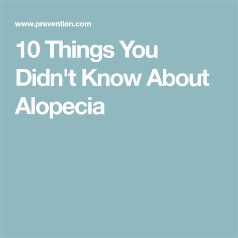Joint pain, diminished joint mobility, rash, fever, malaise, fatigue, and weight loss. 10 Things You Didn't Know About Alopecia | Alopecia, 10 ...