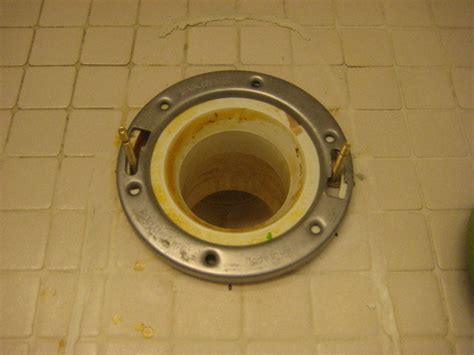 Broken Plastic Toilet Flange Metal Repair Ring Installation Guide 004