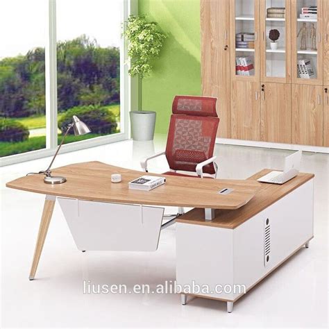 Factory Direct Manager Office Furniture L Shape Luxury Office Desk
