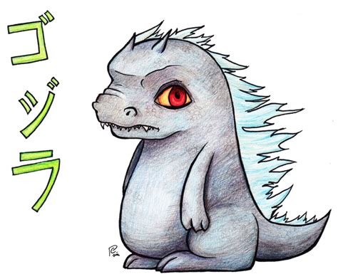 Godzilla Drawing Cute