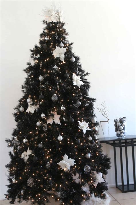 Black Christmas Trees That Bring A Daring Twist To Your Decor