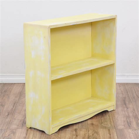 This Shabby Chic Bookcase Is Featured In A Solid Wood With A Distressed