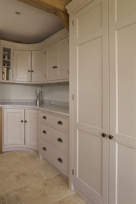 Hand-painted kitchen cabinetry in Farrow & Ball "Elephant ...