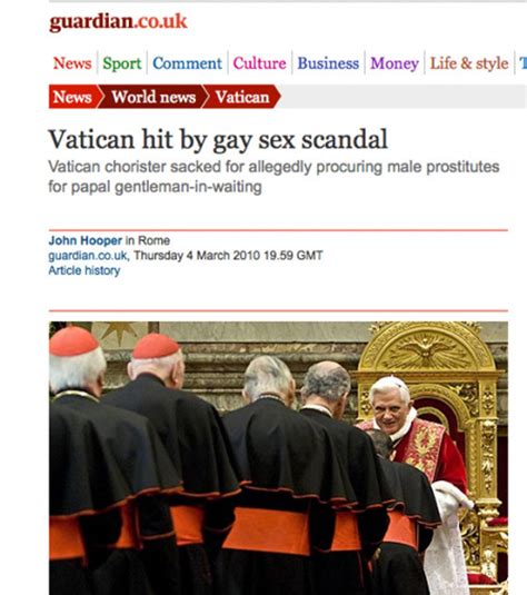 Today S Outstanding Vatican Gay Sex Scandal Photo Fail What Would Jack Do