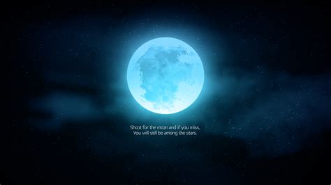 Shoot For Moon Quote Wallpapers Wallpapers Hd