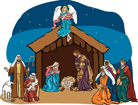 Download High Quality Merry Christmas Clipart Nativity Scene