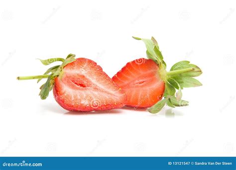 Sliced Fresh Strawberry Stock Image Image Of Sliced 13121547