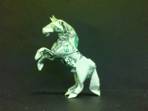 Origami Dollar Horse 3 By Ken Hmoob Origami Horse Origami Dollar