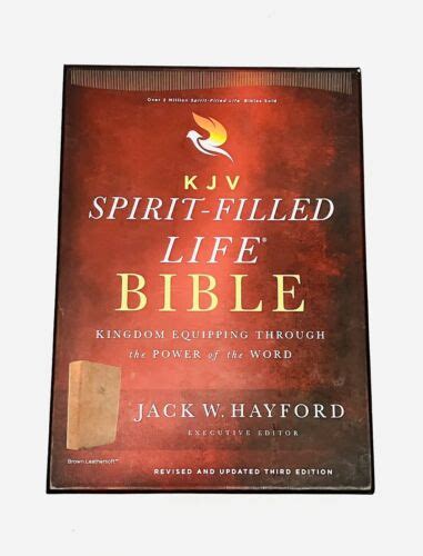 Kjv Spirit Filled Life Bible Third Edition Edited By Jack W Hayford Ebay