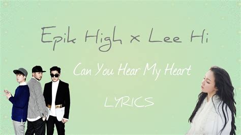 Epik High Ft Lee Hi Can You Hear My Heart Scarlet Heartryeo Ost