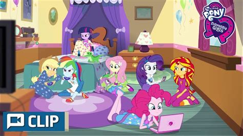 Clip Equestria Girls Rainbow Rocks Slumber Party At Pinkie Pies House