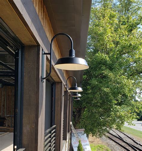Gooseneck Barn Lights Add Historic Touch To New Building In Georgia Inspiration Barn Light