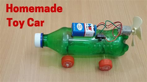 How To Make A Homemade Electric Toy Car Motor Powered Car Youtube