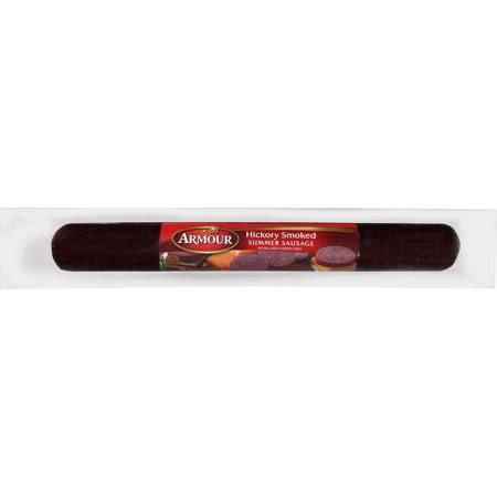 My homemade summer sausage recipe uses a safe curing, smoking and cooking process. Armour Hickory Smoked Summer Sausage Pack, 20 Oz. - Walmart.com