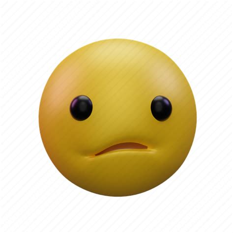 Confused Face Emoji 3d Illustration Download On Iconfinder