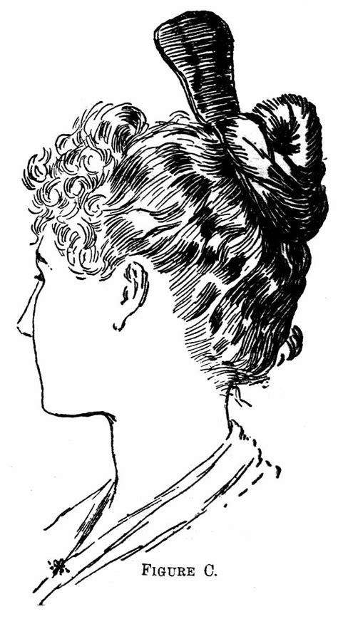 Vintage Victorian 1890s Hairstyle Historical Hairstyles Victorian