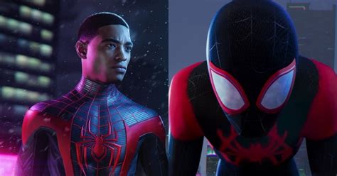Spider Man Miles Morales Video Reveals Into The Spider Verse Suit Heroic Hollywood