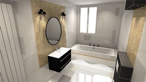 Aranżacja biało złota łazienka | House design, Corner bathtub, Alcove ...