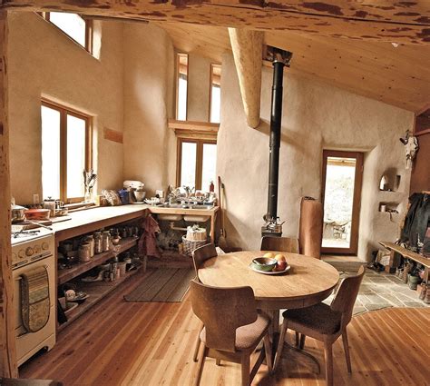 Straw Bale Cob Adobe Home With Great Light And Open Floor Plan Cob