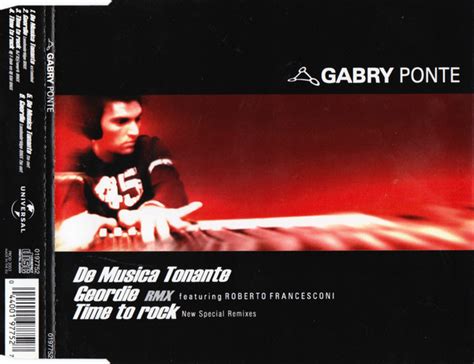 Gabry Ponte De Musica Tonante 2003 Cd Discogs