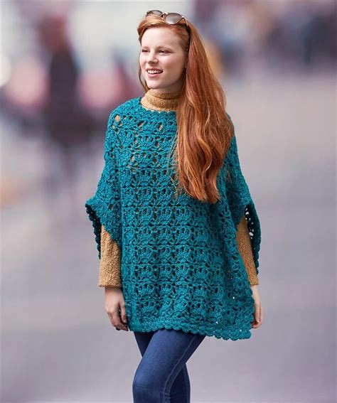 Party Poncho Free Crochet Pattern 24 Adorable Summer Poncho Free