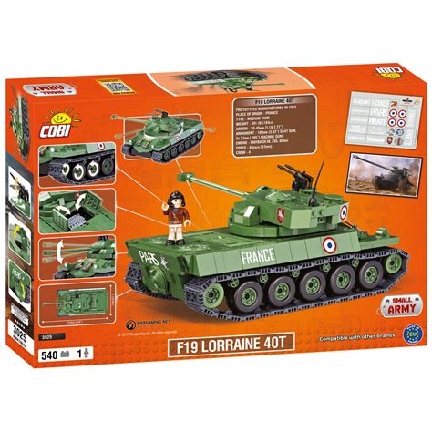 Cobi World Of Tanks Roll Out Small Army Bausatz Panzer F19 Lorraine 40t