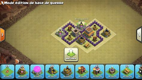 Clash Of Clans Hdv 4 Village Youtube