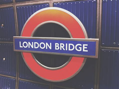 London Bridge underground station // London. | London bridge underground, London city, London 