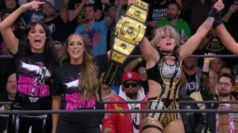 Jamie Hayter Finally Becomes Aew Interim Womens World Champion Aew